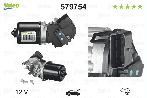 Wiper Motor - 579754 VALEO